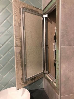 Люк под плитку Нажимной Стелс, 1 створка Люк под плитку Нажимной Стелс, 1 створка