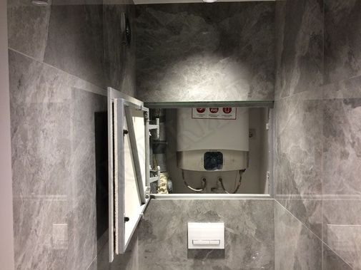 Люк под плитку Нажимной Железяка, 1 створка Люк под плитку Нажимной Железяка, 1 створка