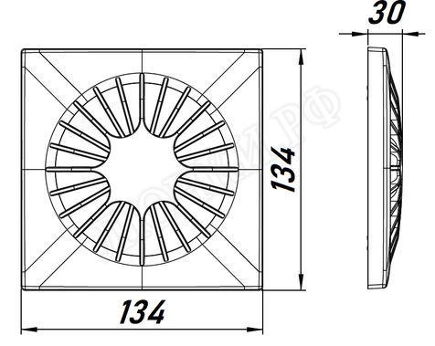Вытяжной вентилятор Awenta System+, Turbo, 100, KWT100H, POSA100, Серебро (сатин), пластик Вытяжной вентилятор Awenta System+, Turbo, 100, KWT100H, POSA100, Серебро (сатин), пластик