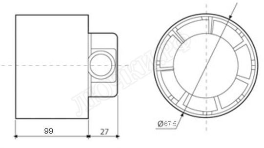 Канальный вентилятор TDM 100 Канальный вентилятор TDM 100